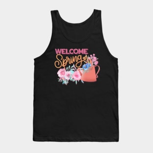 Welcome spring Tank Top